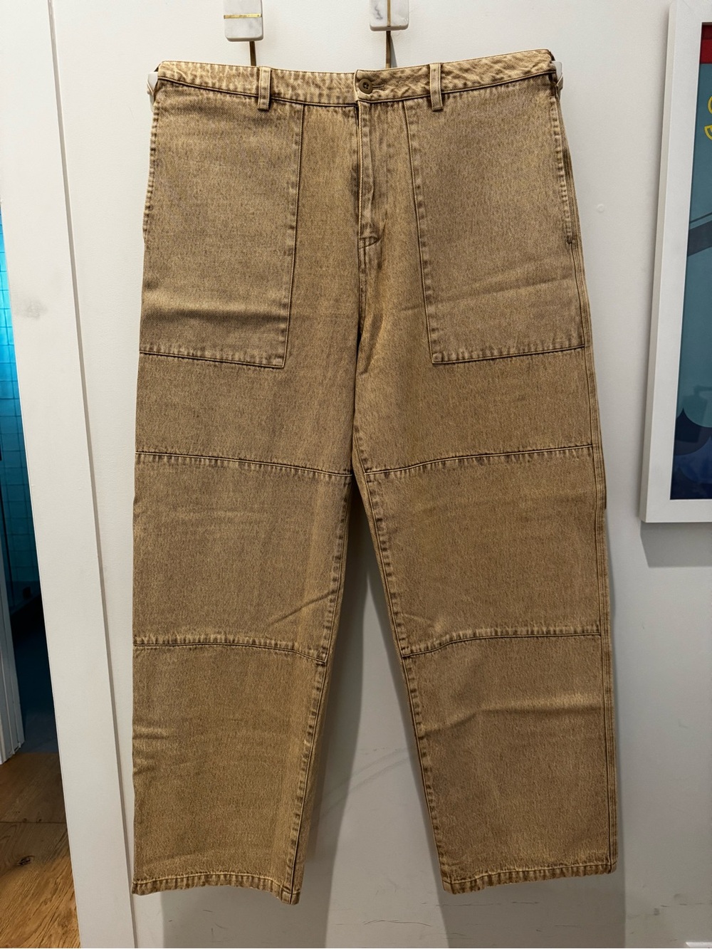 SHADES OF GREY BY MICAH COHEN | NWOT | Men's Tan Utility Cargo Pants